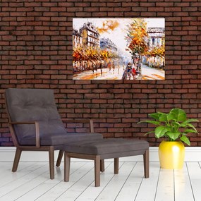 Tablou - Strada din Paris (90x60 cm)