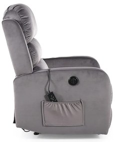 Scaun de masaj Mauri Velvet II, gri