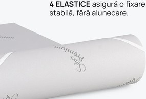 Topper din spumă cu memorie SilverPlus de la isleep