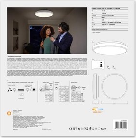 Ledvance - Plafonieră LED ORBIS cu senzor LED/24W/230V 3000K