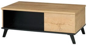 Măsuță de cafea Juha 8 (stejar lefkas + negru). 1087634