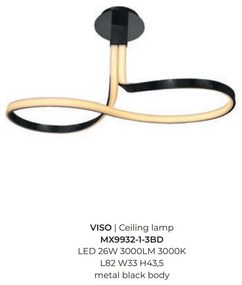 Lustra aplicata LED design modern VISO