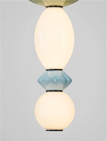 Pendul LED decorativ ceramic Verde, Albastru, Alb, Roz, ONETA
