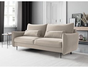 Canapea extensibilă cu spațiu de depozitare Cosmopolitan Design Vermont, bej