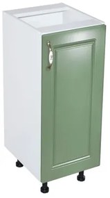 Corp inferior 30 cu 1 usa Zebra MDF Verde drept