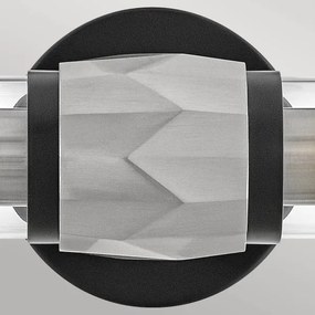 Hinkley HK-ELLISON2-BK-BN - Aplica de baie ELLISON 2xE27/40W/230V IP44 neagră