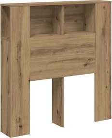 vidaXL Tăblie pat dulap stejar artizanal 100x18,5x102,5cm lemn prelucrat