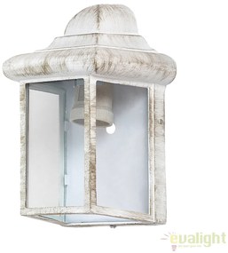 Aplica exterior stil clasic Norvich alb patinat 8753 RX
