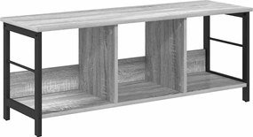 vidaXL Raft pentru cărți Gri Sonoma 102 x 32 x 40,5 cm Lemn compozit