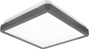 Plafonieră LED cu senzor RAVA LED/38W/230V 4000K 41x41 cm antracit