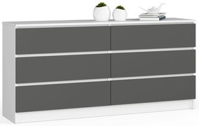 Comodă Koa III (alb + gri). 1070731