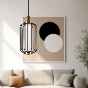 Lustră LED suspendată pe cablu BONNIE LED/10W/230V 3000K, neagră