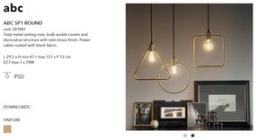 Pendul design modern minimalist ABC SP1 ROUND 207841