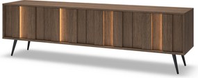 Comodă TV Flaro 184 cm cu iluminare - stejar dunin