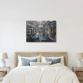 Tablou cu u interiorul clădirii vechi (70x50 cm)