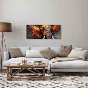 Tablou - Pictura unui elefant (120x50 cm)