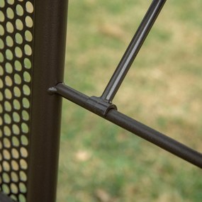 Outsunny 3-sits Hollywoodschaukel pentru gradina cu acoperis si perne confortabile | Aosom Romania