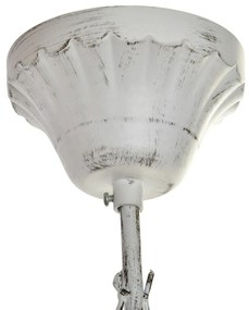 Candelabru Royal din metal antichizat alb 70x70x63 cm