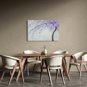 Tablou - ploaie violetă (90x60 cm)