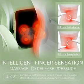 RESIGILAT- ErgoRelax Pro JD– Scaun Gaming Ergonomic, Masaj Lombar si Incalzire, Spătar Rabatabil 155°, Suport picioare, Material textil, Verde/Alb