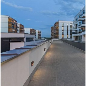 Spot aplicat perete exterior LED 2700K IP65 DAN corten