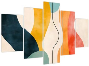 Tablou - Ilustrație colorată minimalistă II. (150x105 cm)