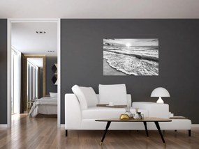 Tablou - Apus de soare pe malul mării (90x60 cm)