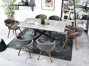 Scaun Bjorn K (gri + nuc). 1110938