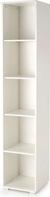 Biblioteca LIMA SL-1 alb, PAL laminat, 40x40x200 cm