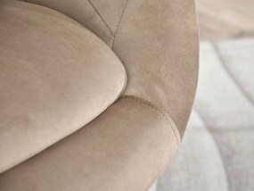 Fotoliu Lush 4 (bej + crom). 1110269