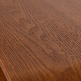 Măsuță auxiliară cu aspect de lemn de nuc 32x40 cm Frey – WOOOD