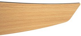 Ventilator inteligent de tavan negru cu imprimeu de lemn 132cm incl. LED Dimmable cu telecomandă - Cool