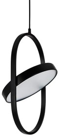 Lustra suspendata LED design minimalist SPINER 26 negru