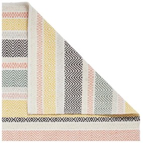 Covor țesut manual din bumbac 80x150 cm Cascade Pastel Multi – Think Rugs