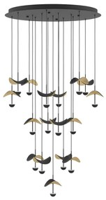 Lustră LED dimabilă pe cablu Eglo 390341 DRACERA 17xLED/2,3W/230V d. 78 cm