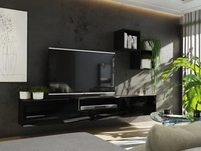 Mobilier living Berny 35 (negru + negru lucios). 1036095