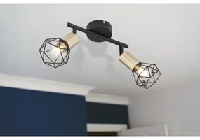 Spot de perete XARA 2xE14/40W/230V Globo 54802S-2AB