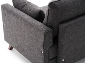 Fotoliu Bellina (Negru). 1062339
