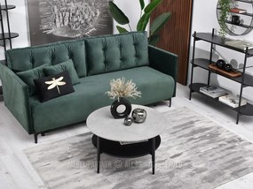 Măsuță de cafea Randolf Xl (beton + negru). 1111527