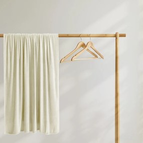 Pătură din microfibră DecoKing Mic, 160 x 210 cm, crem deschis