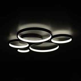 BRILAGI - Plafonieră LED ECHO LED/60W/230V 4000K 50x57 cm neagră