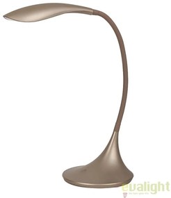Veioza, lampa de masa moderna LED comutator tactil culoarea sampaniei Dominic 4167 RX