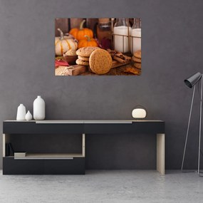 Tablou - Biscuiți de toamnă (90x60 cm)