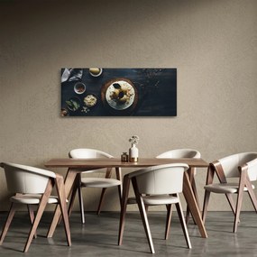 Tablou cu desert pe masă (120x50 cm)