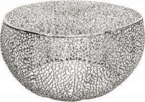 Masuta cu aspect deosebit Leaf 80cm, argintiu