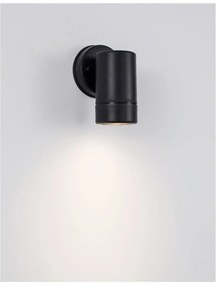 Aplica perete de exterior cu iluminat ambiental IP44 LIMBIO I neagra