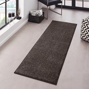 Covor Hanse Home Pure, 80x200 cm, gri antracit