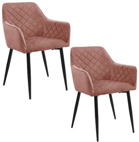 Scaun de masă Sunanda (roz) (2buc). 1069504