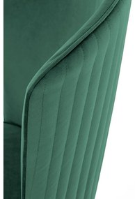 Scaun de bucaterie Dio, verde/negru