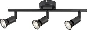 Rabalux 73147 - Spot NORTON 3xGU10/25W/230V negru